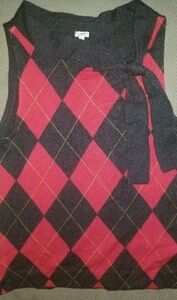 J Crew Sweater Vest with Tying Neckline. Size Small. Great Condition.